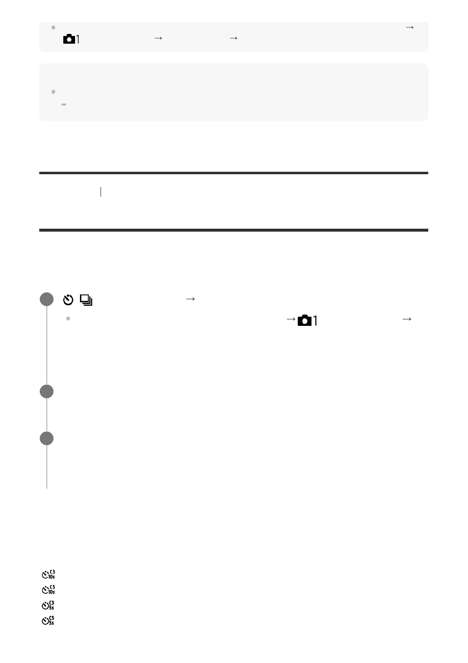 Self-timer(cont) [64, Self-timer(cont) | Sony ILCA-99M2 User Manual | Page 93 / 413