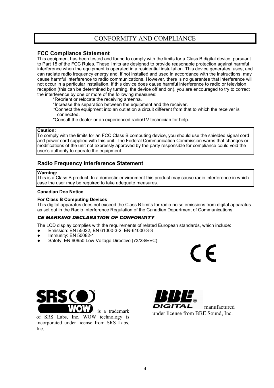 Conformity and compliance | Digimate DGL32 User Manual | Page 5 / 26