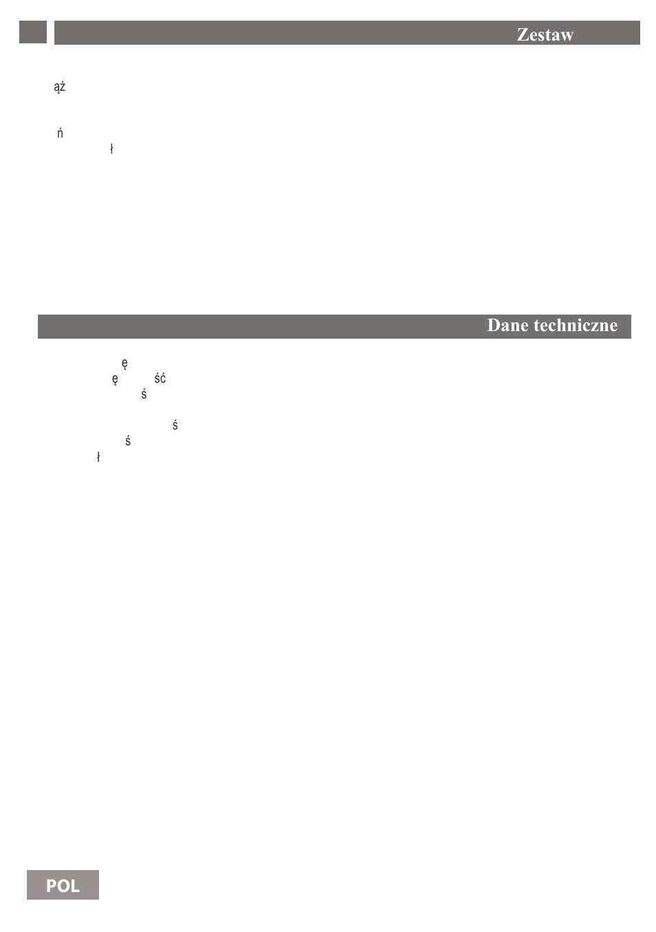 Zestaw dane techniczne, 59 pol | Shivaki SVC-1438GLD User Manual | Page 60 / 61