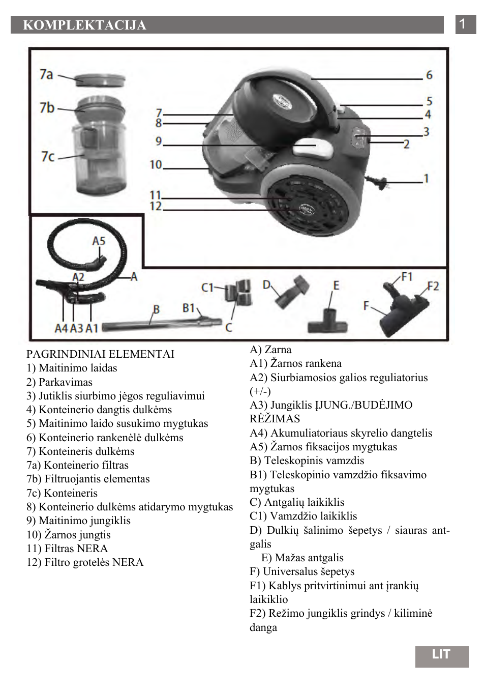 Komplektacija 11 lit | Shivaki SVC-1736R User Manual | Page 12 / 68