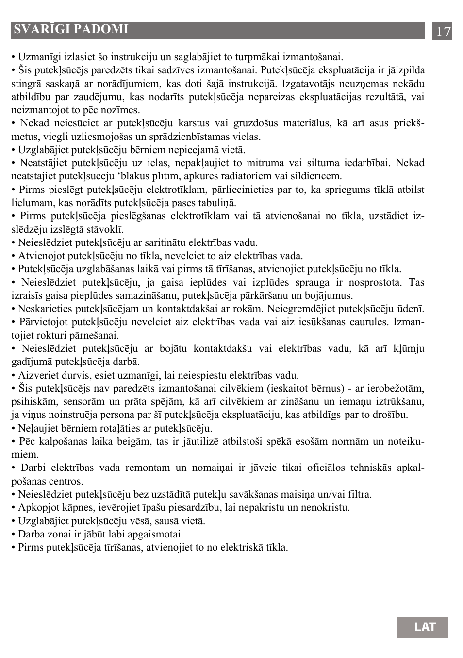 Shivaki SVC-1736R User Manual | Page 18 / 68