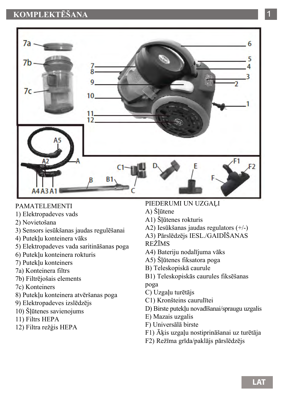 Komplektēšana 19 lat | Shivaki SVC-1736R User Manual | Page 20 / 68