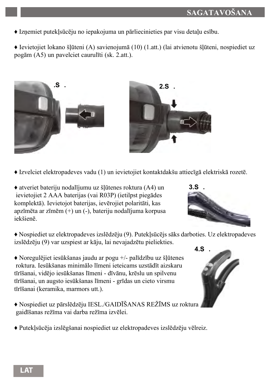 Sagatavošana 20 lat | Shivaki SVC-1736R User Manual | Page 21 / 68