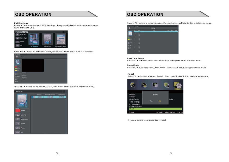 Osd operation | Shivaki STV-24LEDGW9 User Manual | Page 21 / 27