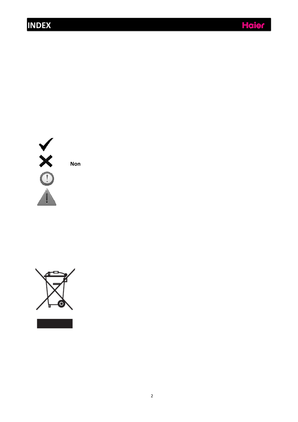 Index | haier C2FE636CFJ User Manual | Page 52 / 283