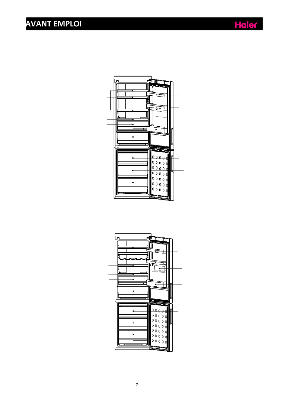 Cautions, Avant emploi | haier C2FE636CFJ User Manual | Page 57 / 283