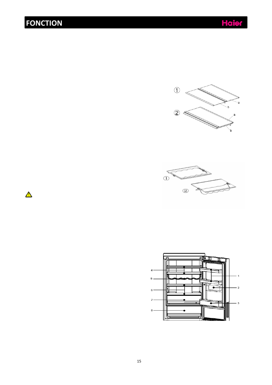 Fonction | haier C2FE636CFJ User Manual | Page 65 / 283