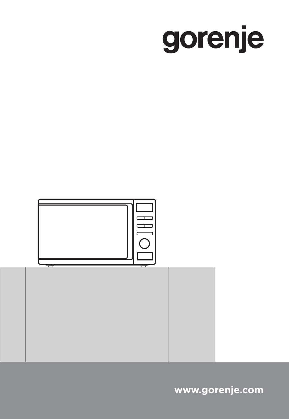 Gorenje MMO20DBII User Manual | 116 pages