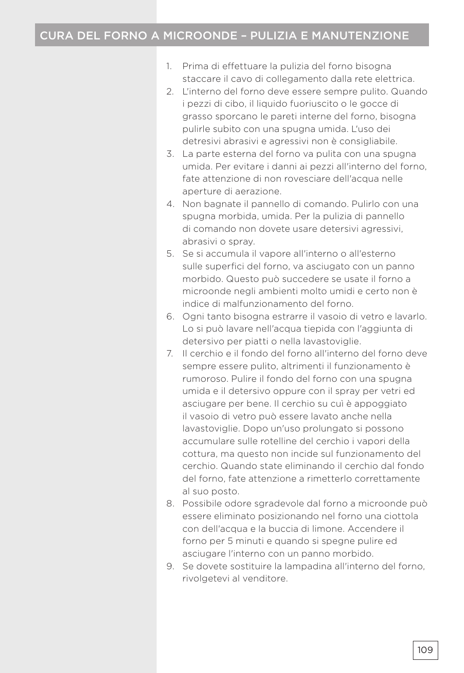 Gorenje MMO20DBII User Manual | Page 109 / 116