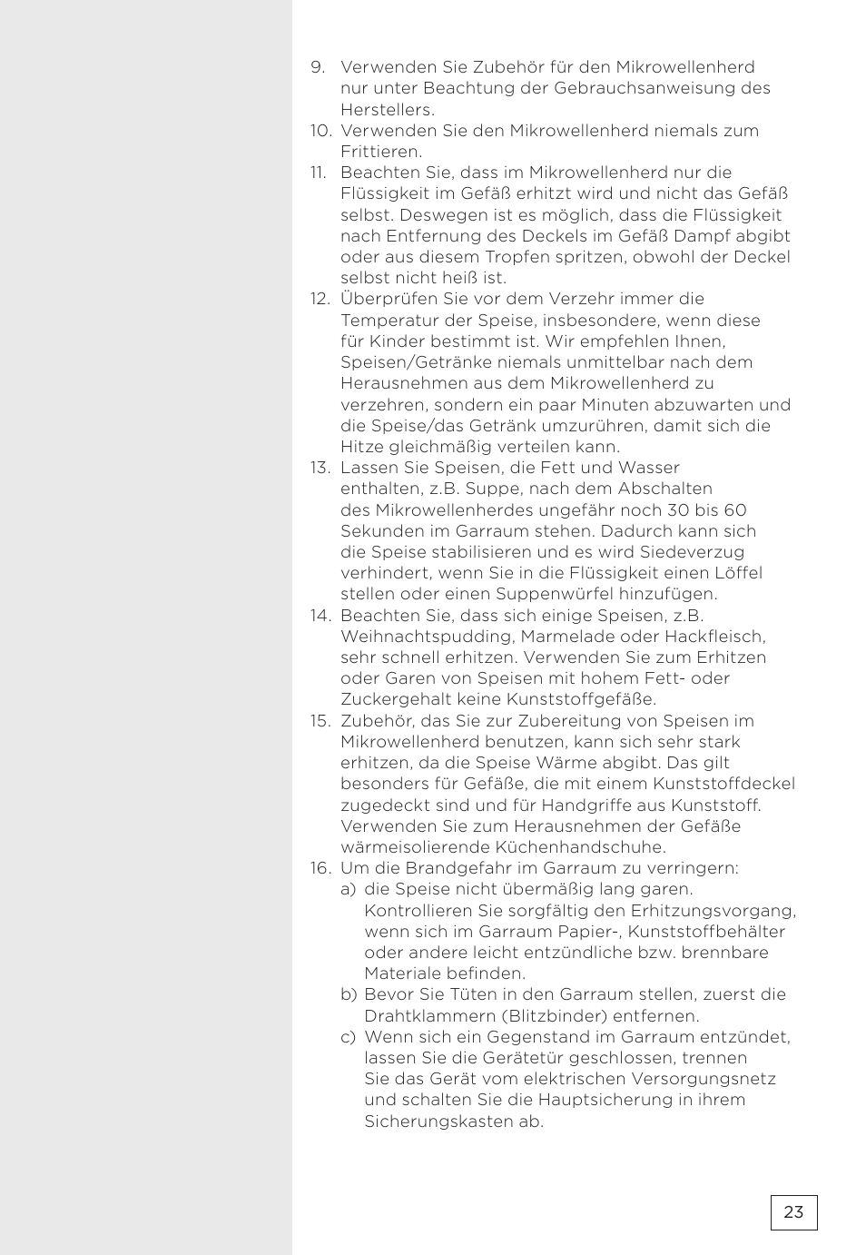 Gorenje MMO20DBII User Manual | Page 23 / 116