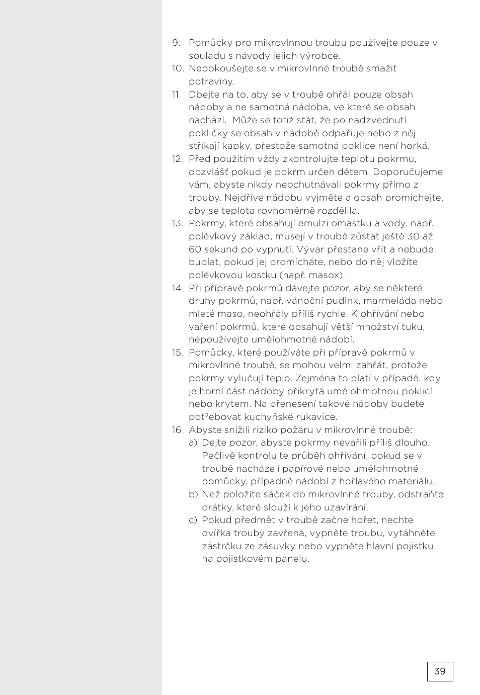 Gorenje MMO20DBII User Manual | Page 39 / 116