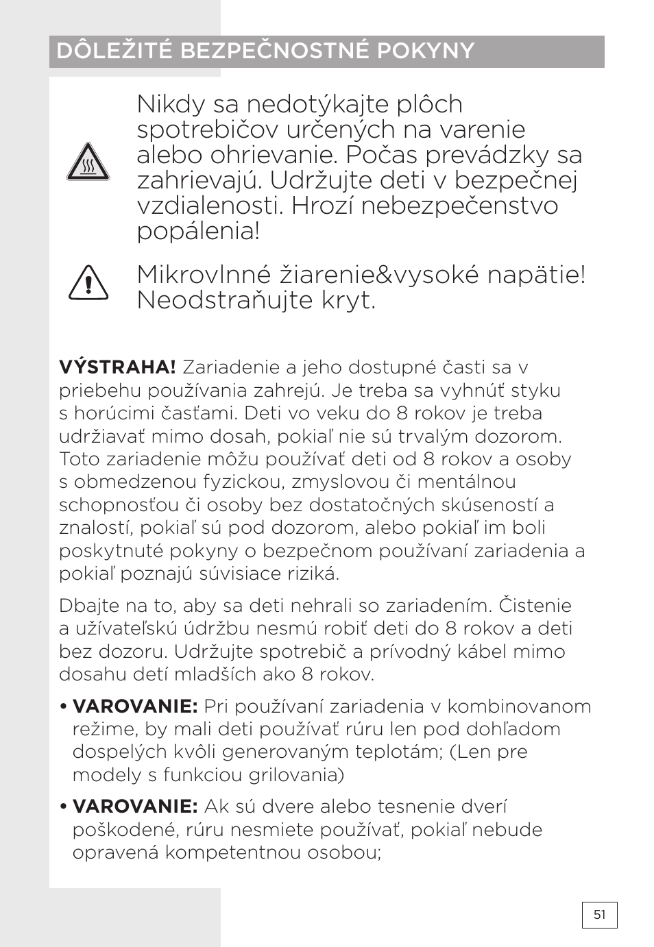 Gorenje MMO20DBII User Manual | Page 51 / 116
