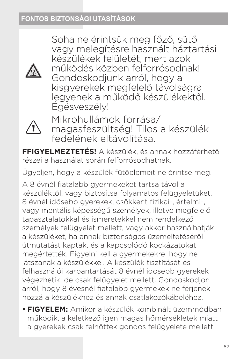 Gorenje MMO20DBII User Manual | Page 67 / 116