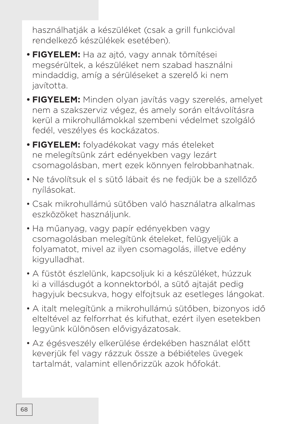 Gorenje MMO20DBII User Manual | Page 68 / 116