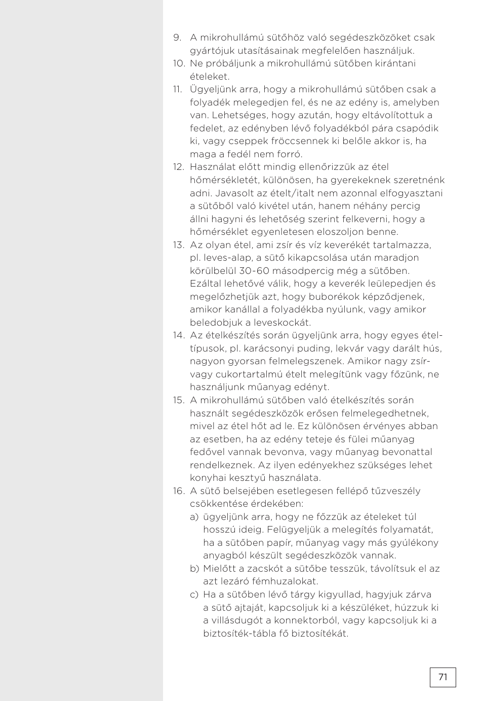 Gorenje MMO20DBII User Manual | Page 71 / 116