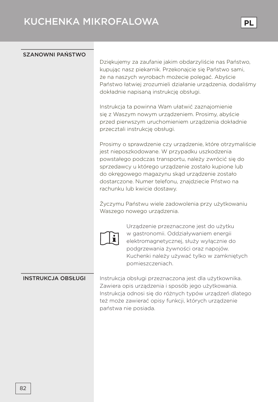 Kuchenka mikrofalowa | Gorenje MMO20DBII User Manual | Page 82 / 116