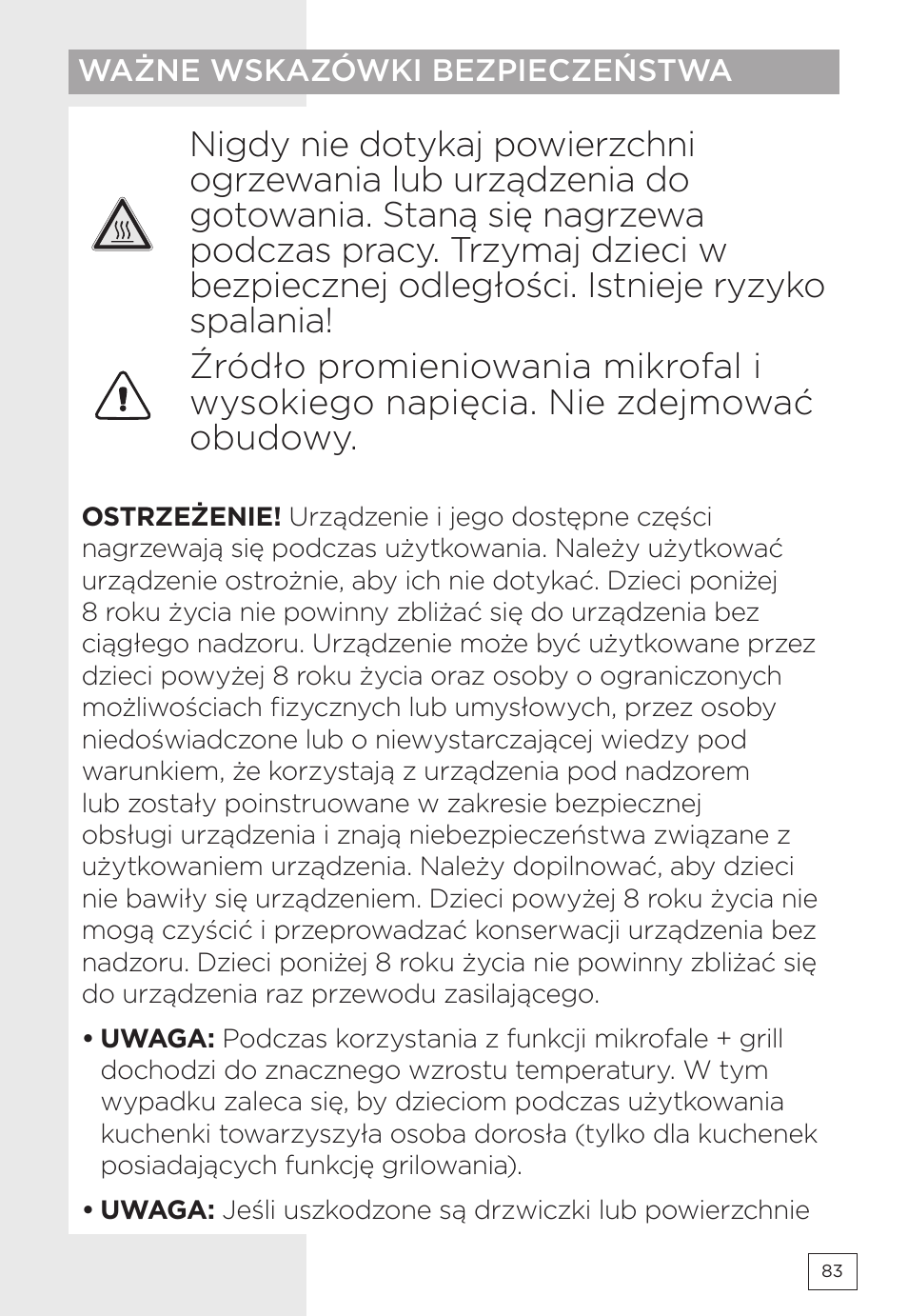 Gorenje MMO20DBII User Manual | Page 83 / 116