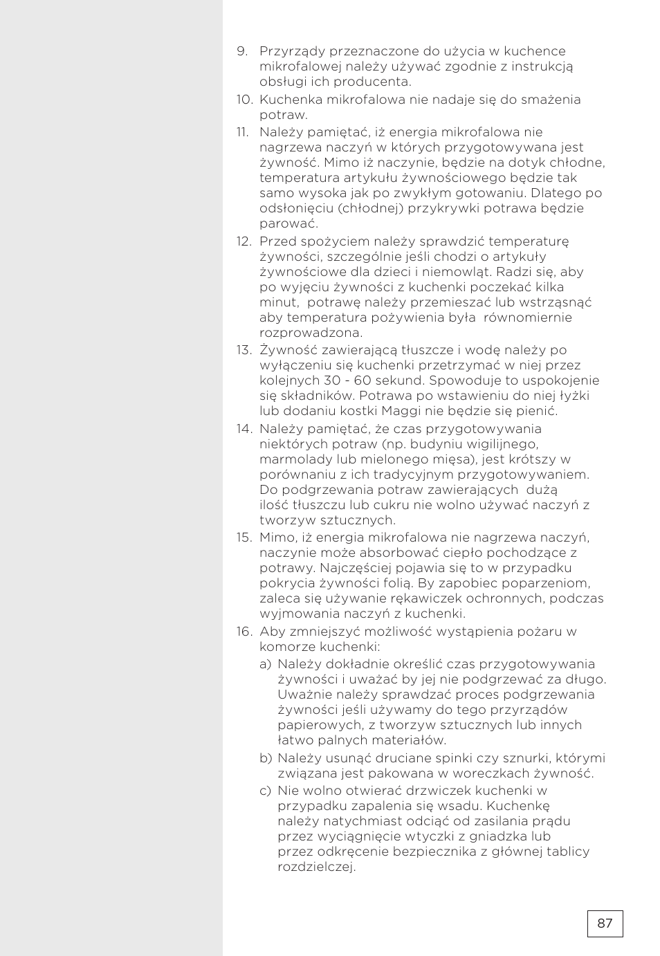 Gorenje MMO20DBII User Manual | Page 87 / 116