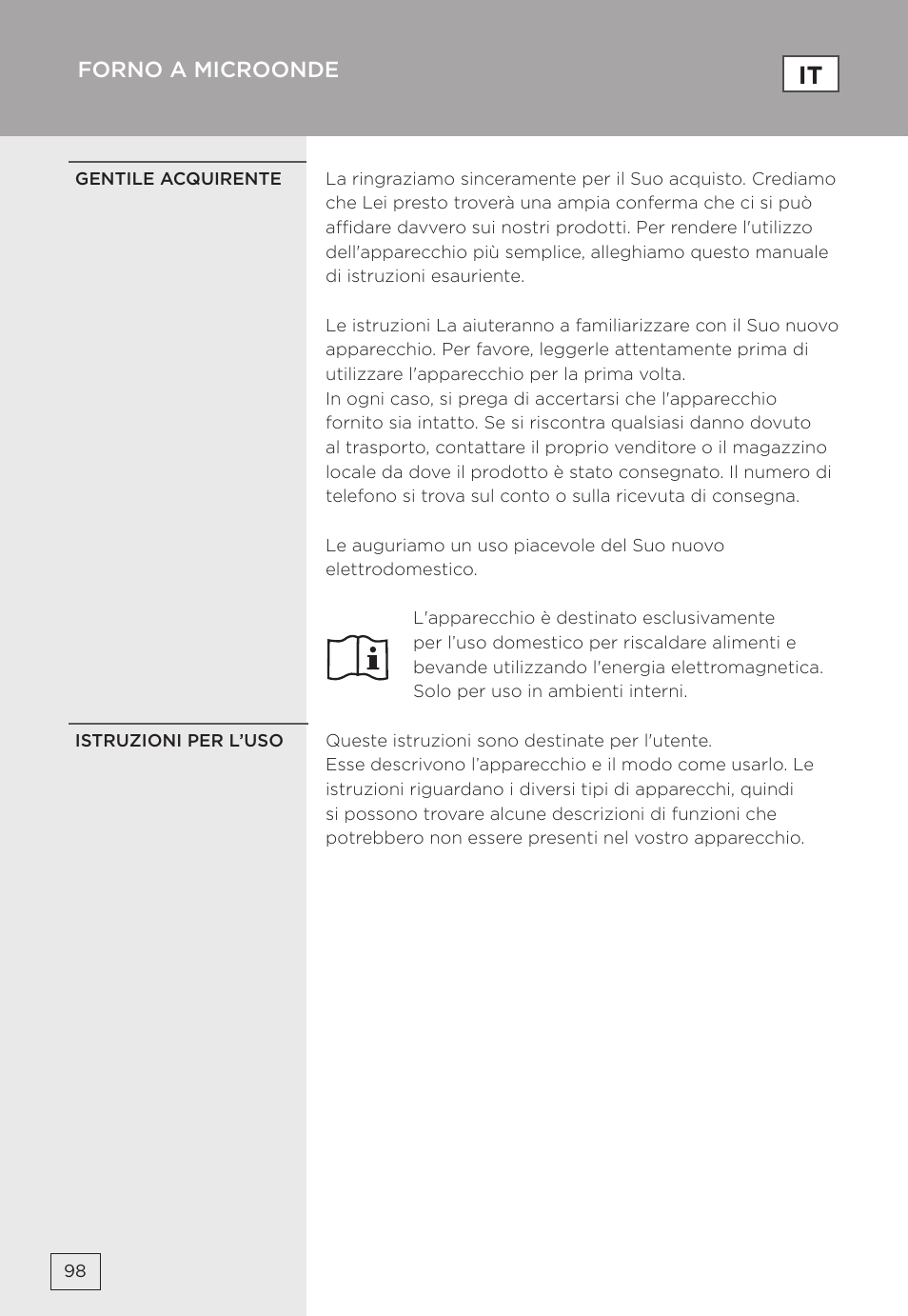 Forno a microonde | Gorenje MMO20DBII User Manual | Page 98 / 116