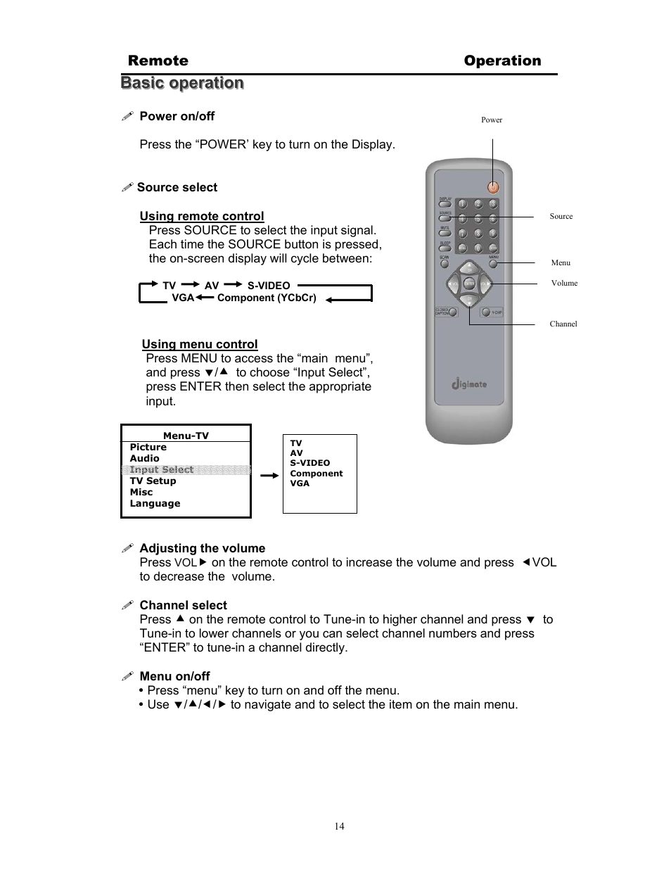 Digimate DGL20 User Manual | Page 15 / 24