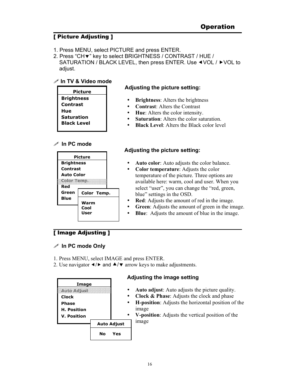 Operation | Digimate DGL20 User Manual | Page 17 / 24