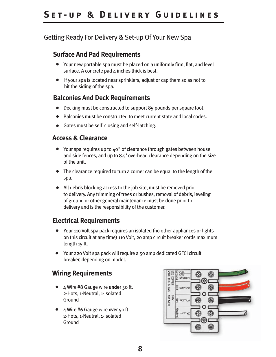 Dynasty Spas D-3000 User Manual | Page 8 / 33