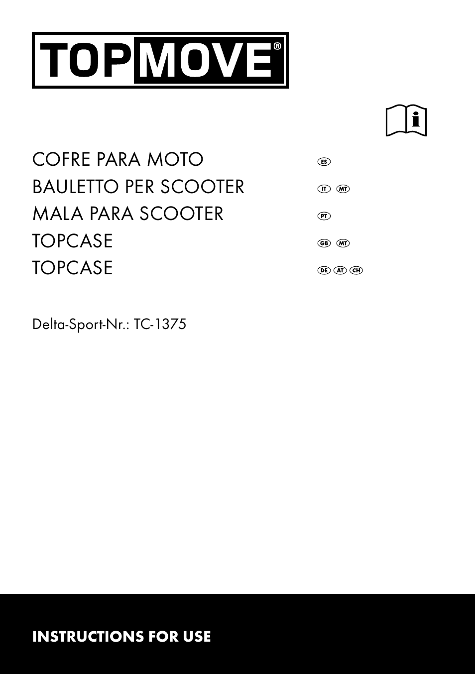 Topmove Top Case User Manual | 24 pages