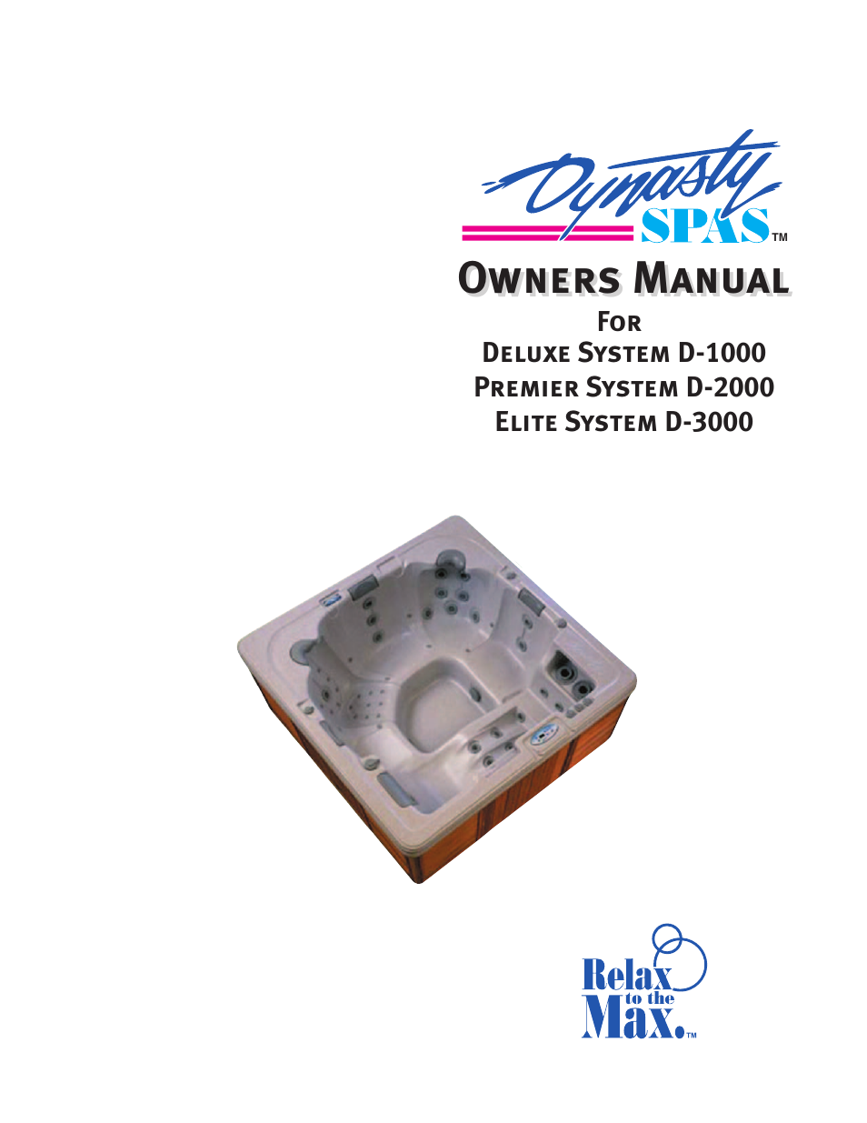 Dynasty Spas D-2000 User Manual | 33 pages