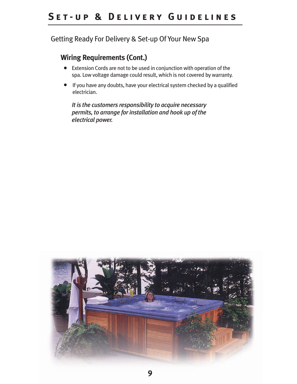 Dynasty Spas D-2000 User Manual | Page 9 / 33