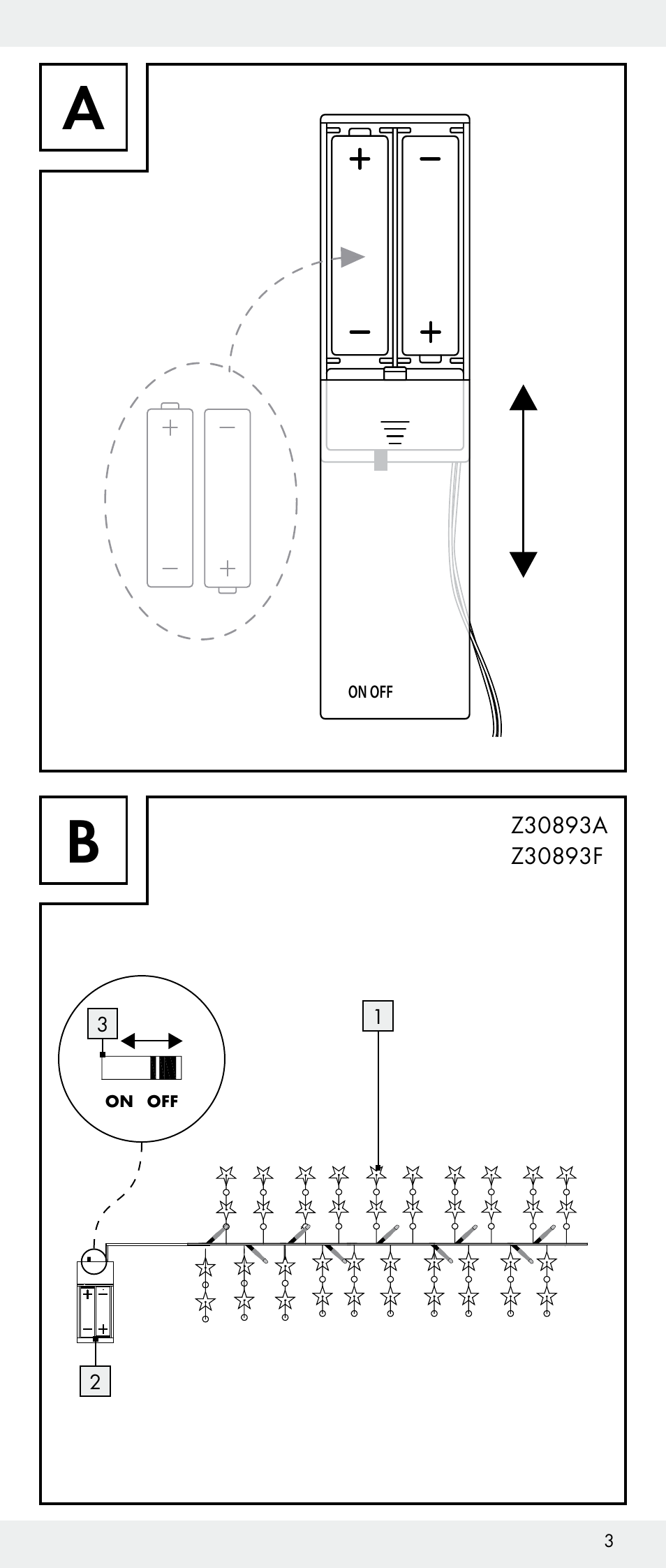 Melinera Z30893A/Z30893C/Z30893F User Manual | Page 3 / 29