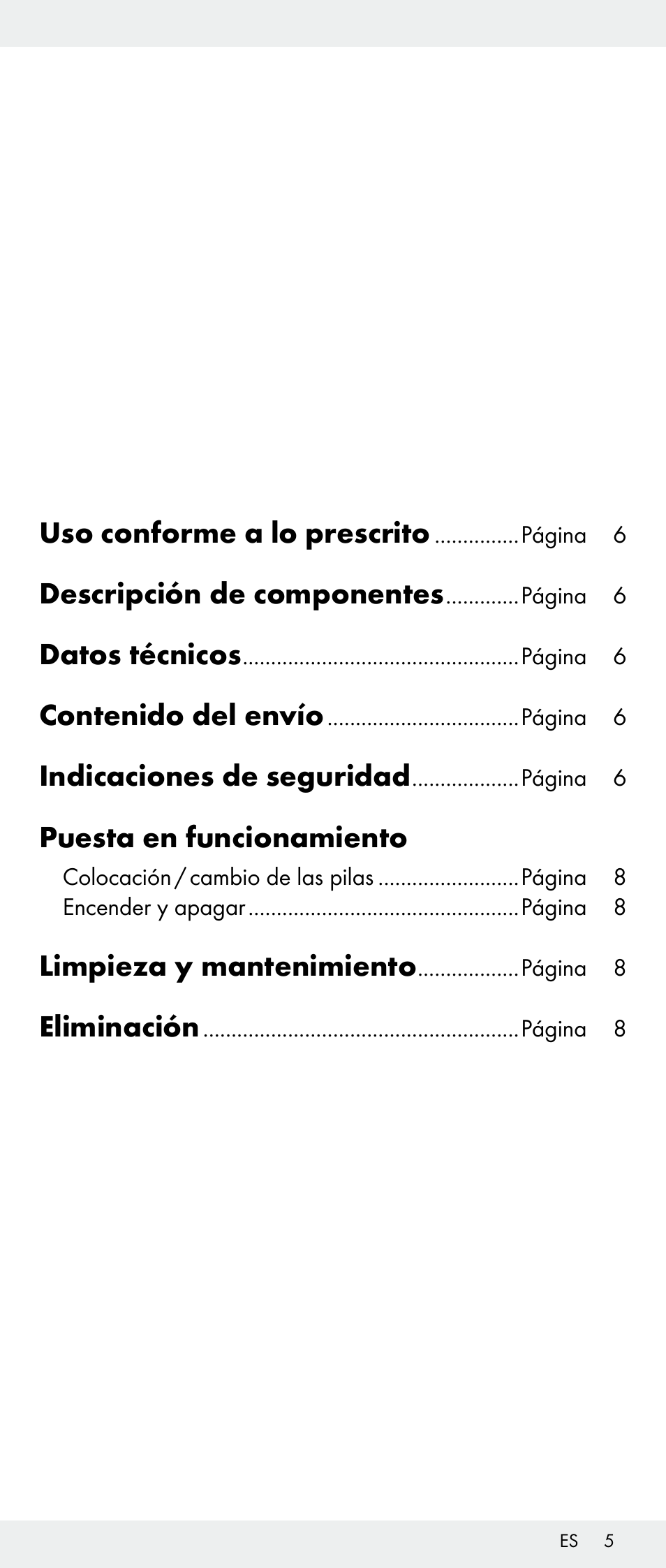 Melinera Z30893A/Z30893C/Z30893F User Manual | Page 5 / 29