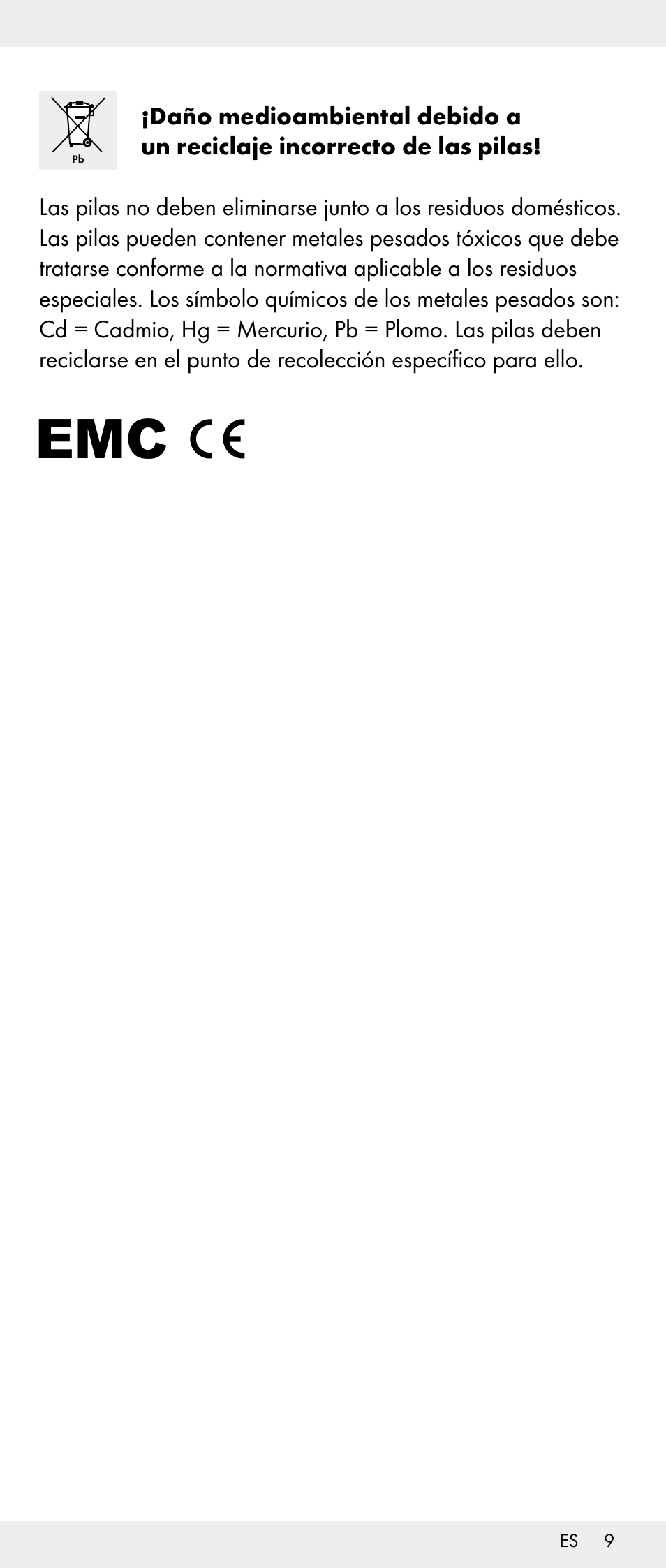 Melinera Z30893A/Z30893C/Z30893F User Manual | Page 9 / 29