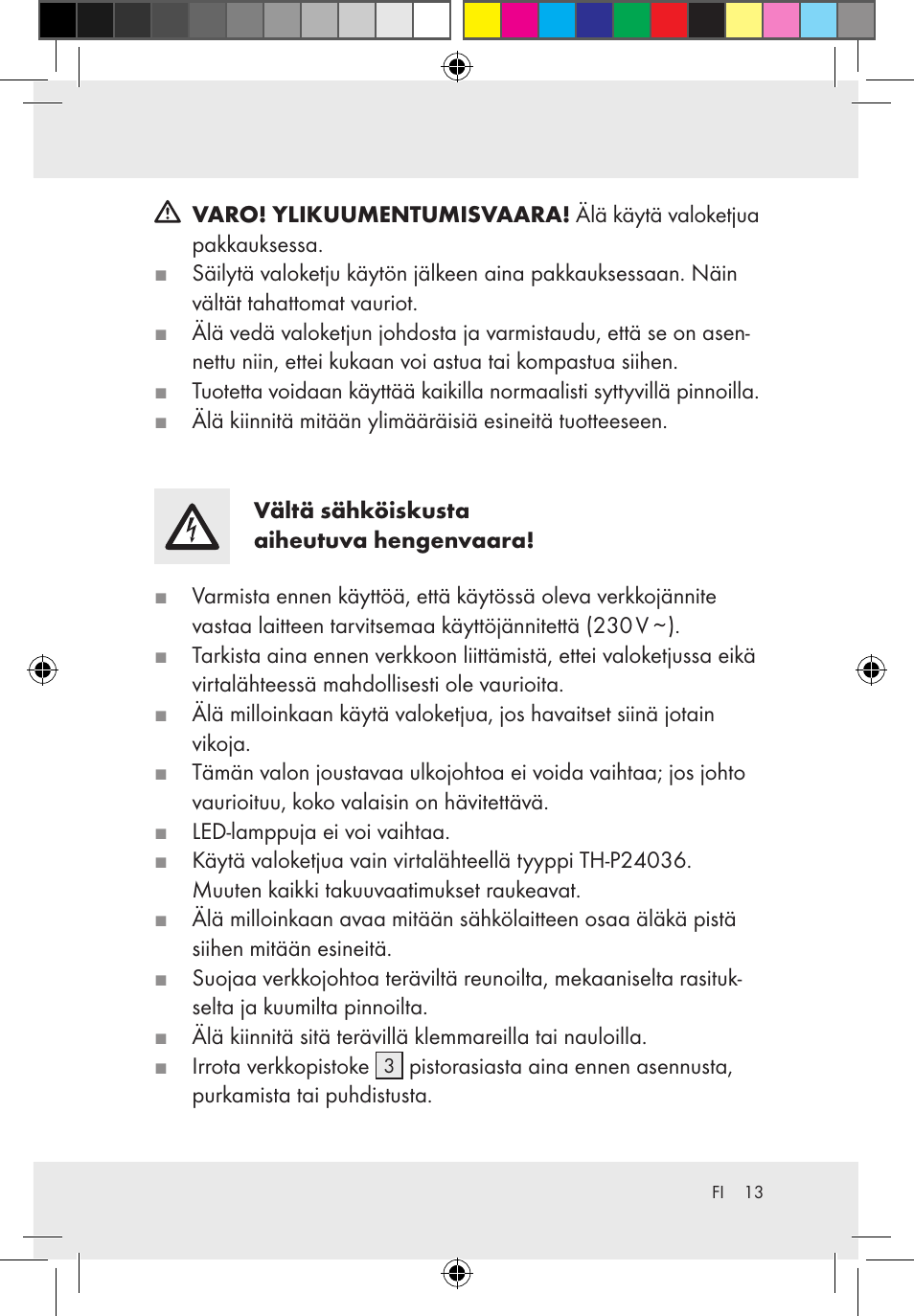 Melinera Z30171-BS/Z31589-BS User Manual | Page 13 / 49