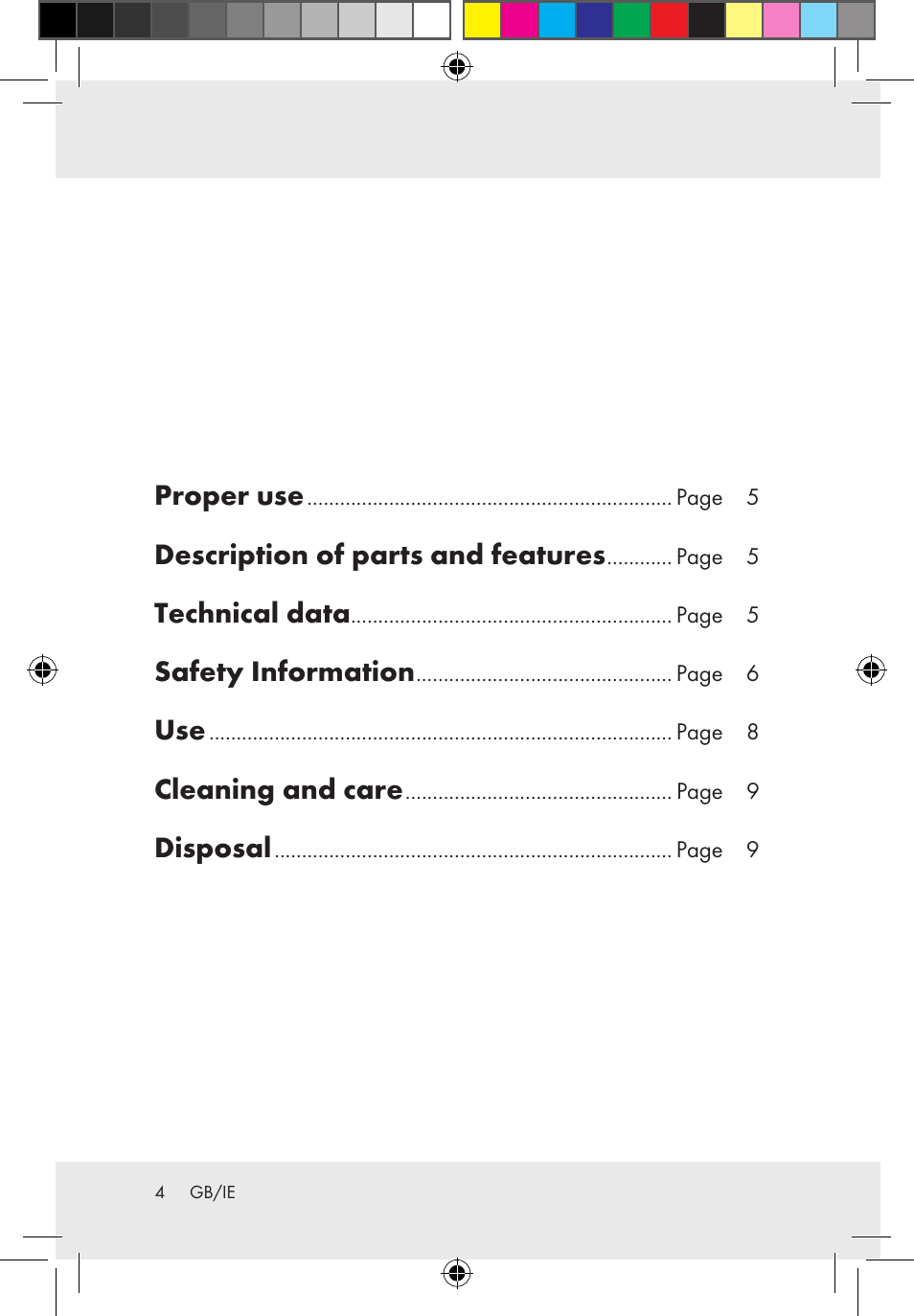 Melinera Z30171-BS/Z31589-BS User Manual | Page 4 / 49