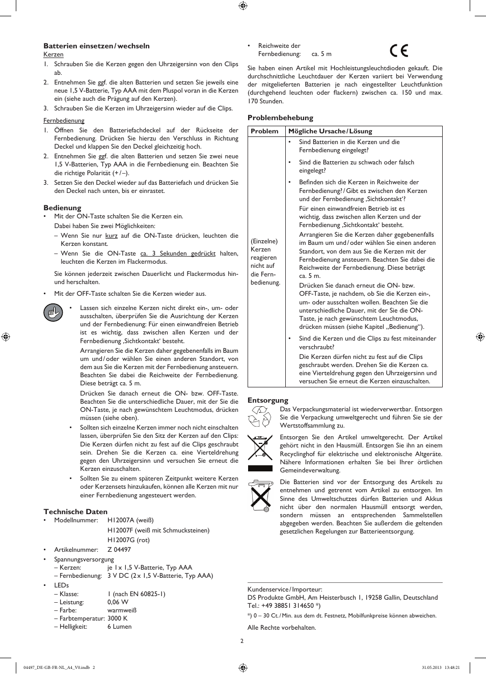 Melinera Z04497 User Manual | Page 2 / 8