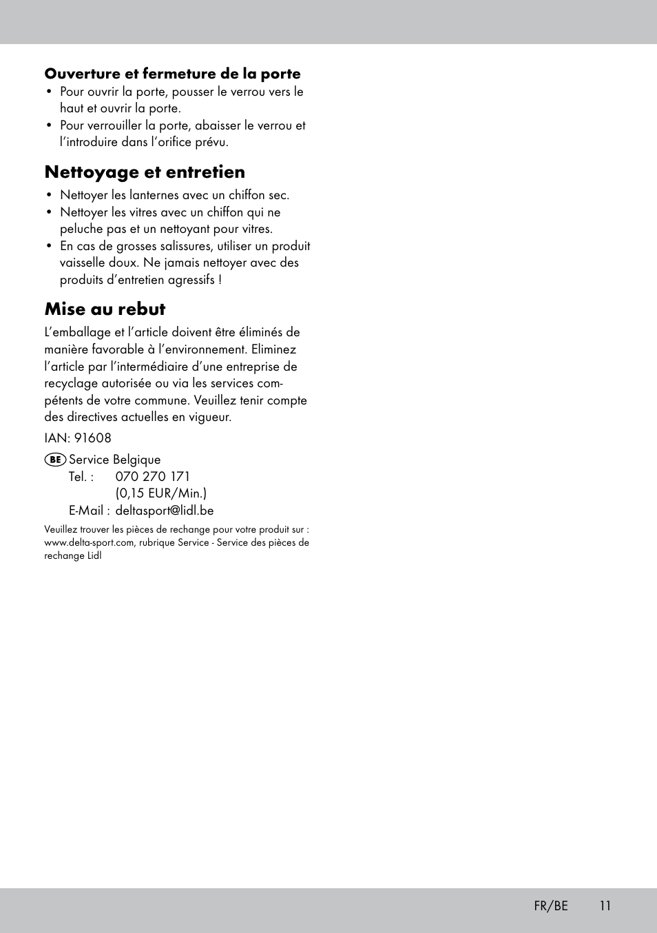 Nettoyage et entretien, Mise au rebut | Melinera LS-1665 User Manual | Page 11 / 16