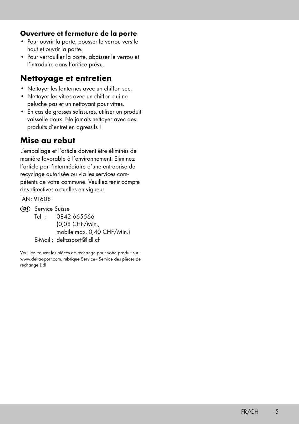 Nettoyage et entretien, Mise au rebut | Melinera LS-1662 User Manual | Page 5 / 12