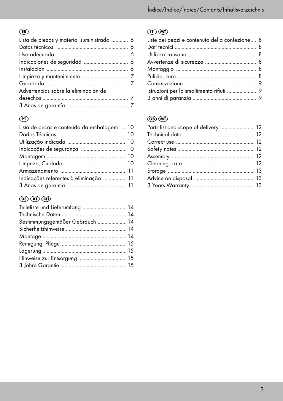 Melinera WB-1660 User Manual | Page 3 / 16