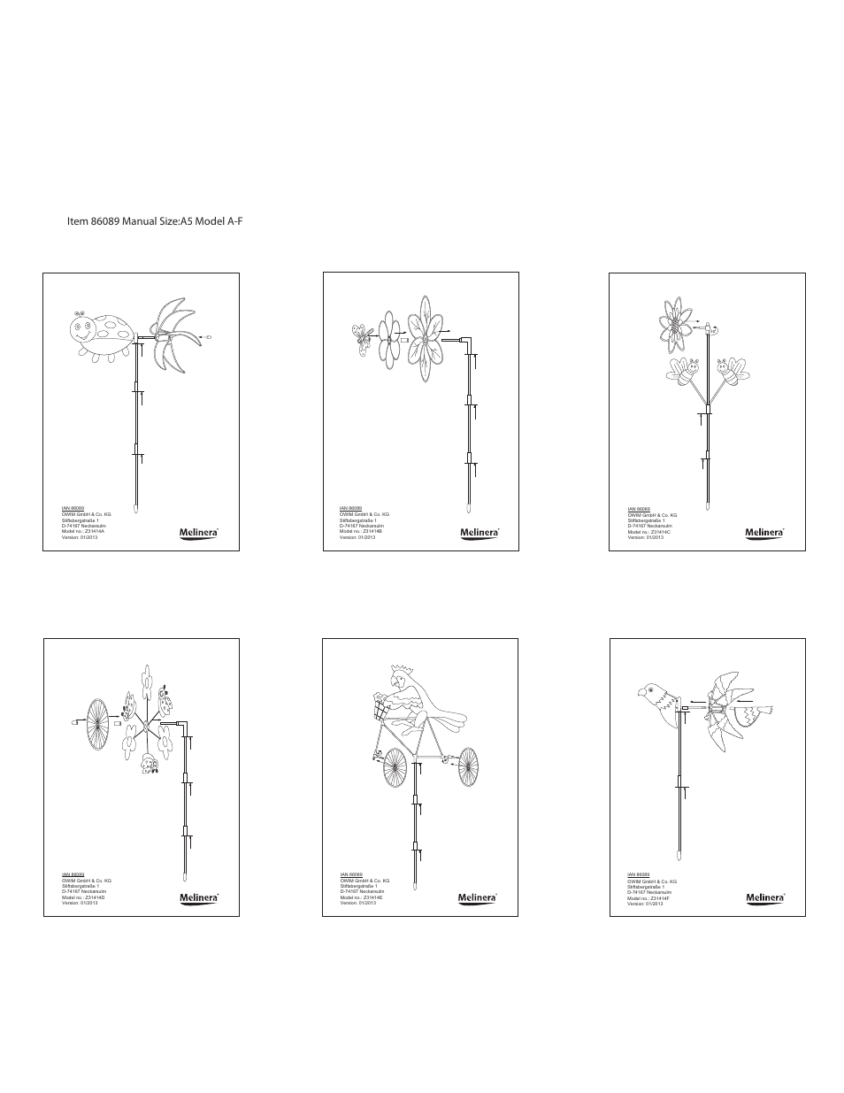 Melinera Z31414 User Manual | 1 page