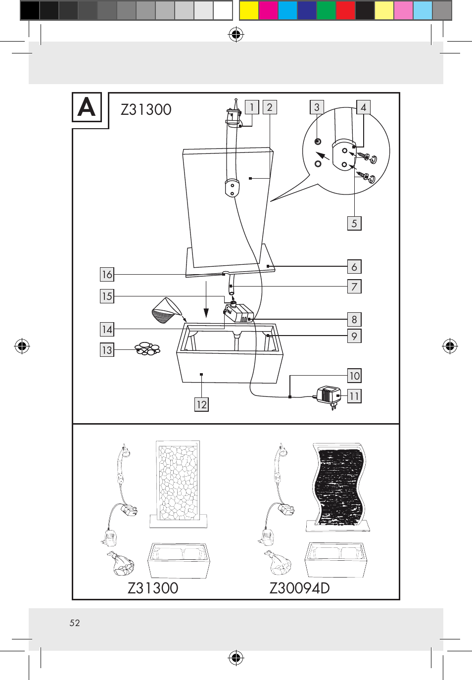 Melinera Z31300-BS User Manual | Page 52 / 54