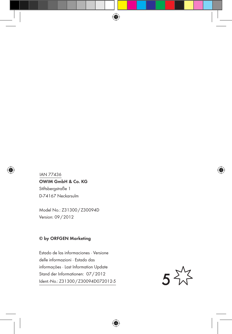 Melinera Z31300-BS User Manual | Page 54 / 54