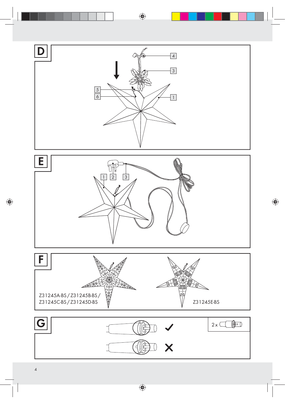 Melinera Z31245 User Manual | Page 4 / 8