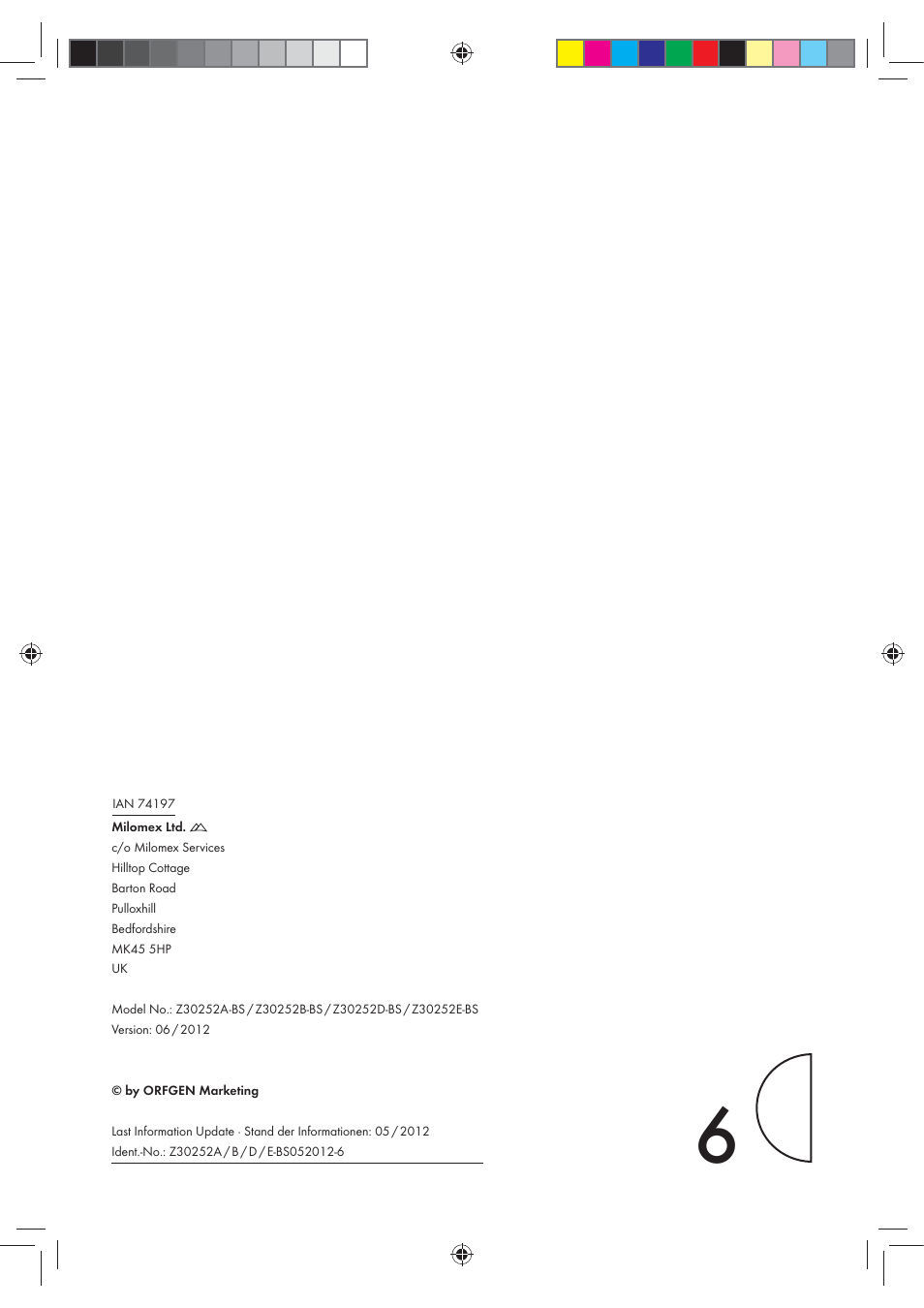 Melinera Z30252 User Manual | Page 6 / 6