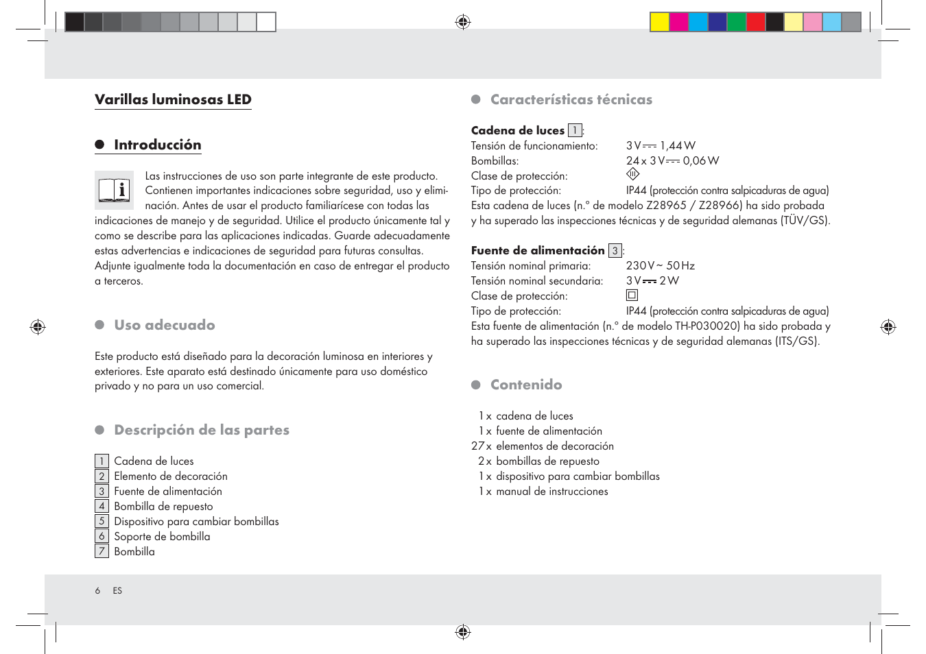 Melinera Z28965-BS User Manual | Page 6 / 30