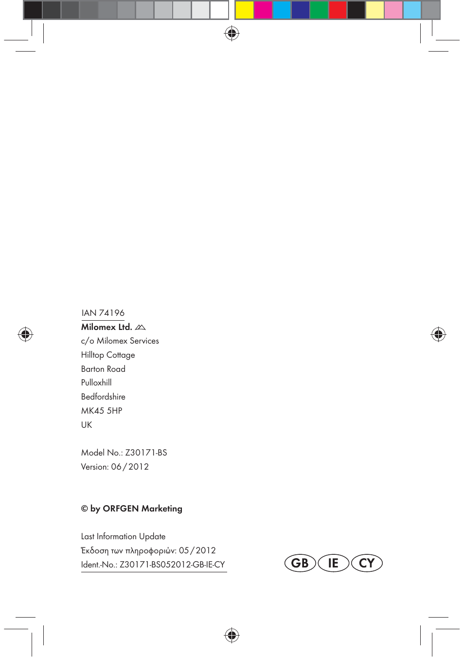 Melinera Z30171-BS User Manual | Page 19 / 19