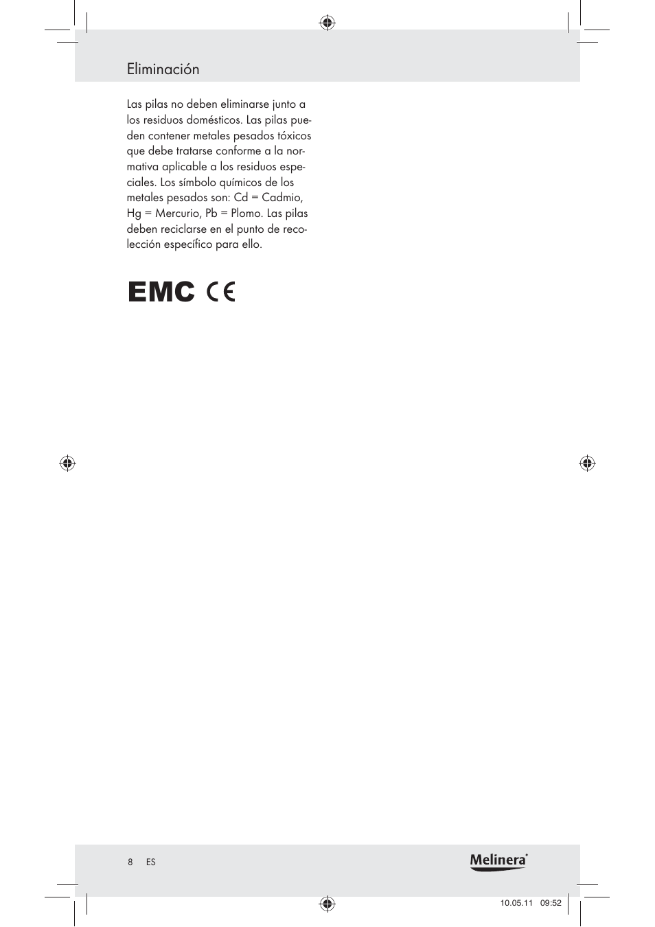 Melinera Z30905 User Manual | Page 10 / 30