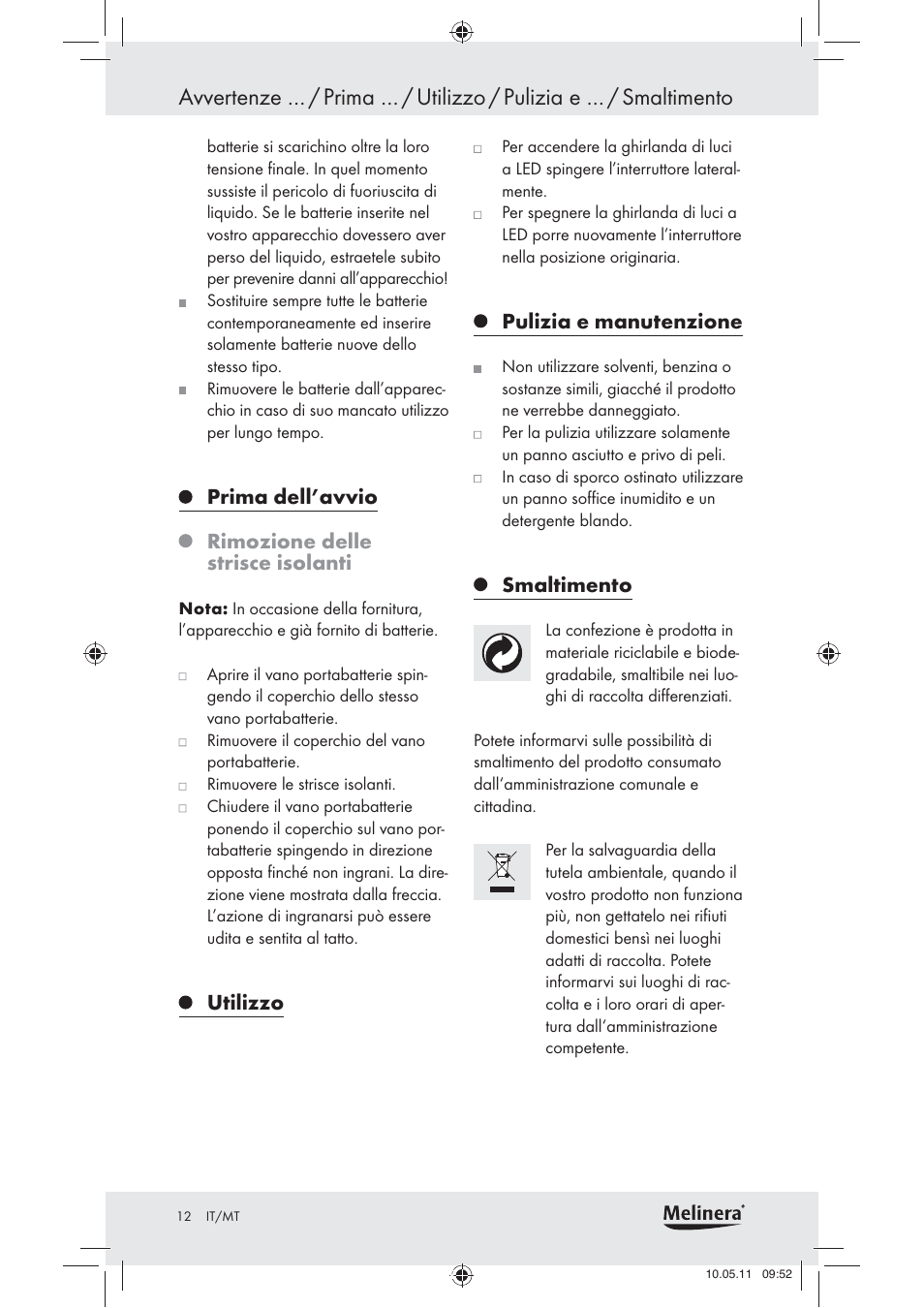 Melinera Z30905 User Manual | Page 14 / 30