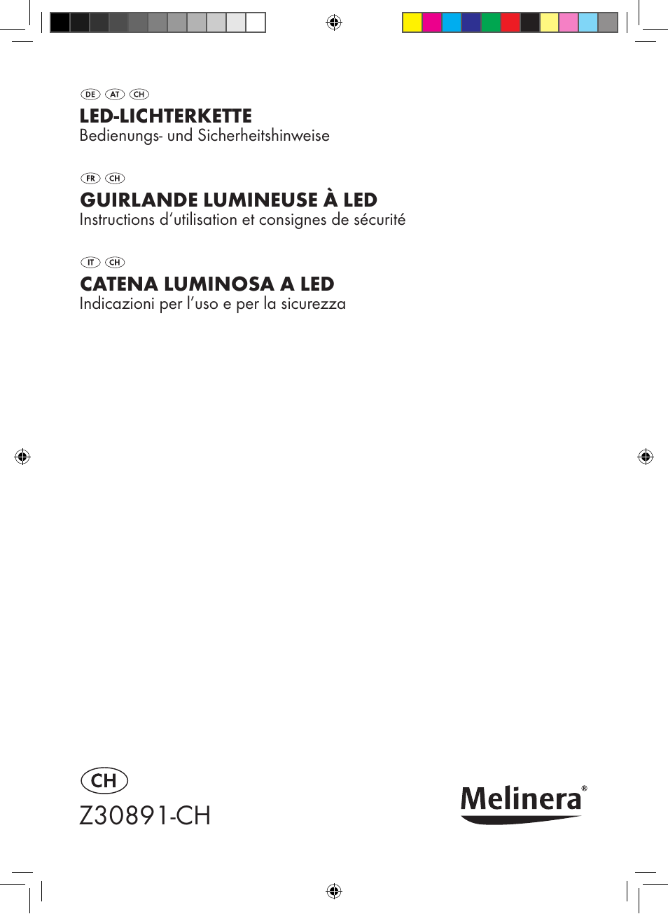 Melinera Z30891-BS User Manual | 10 pages