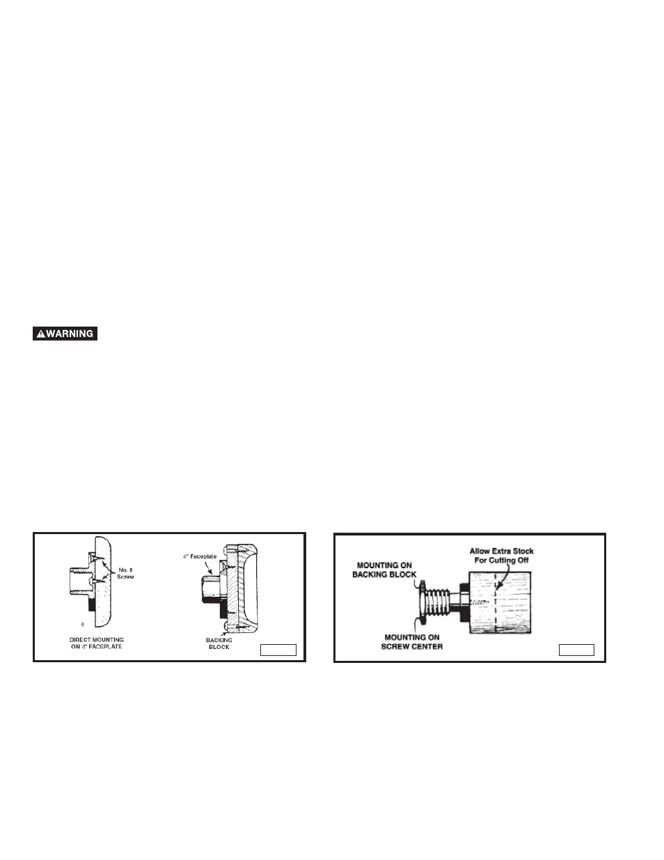 Faceplate turning, Mounting work to faceplate | Diamond Systems 46-756 User Manual | Page 20 / 24