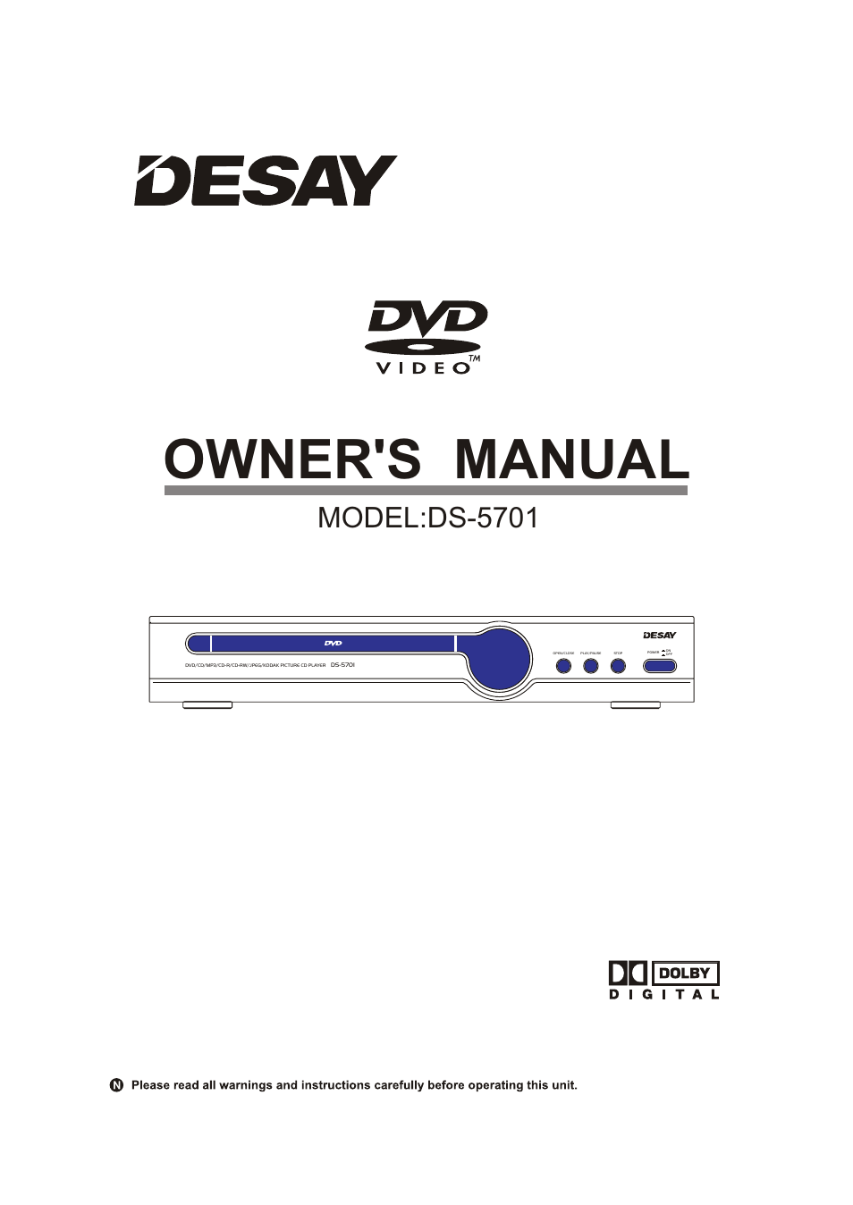 Desay DS-5701 User Manual | 23 pages